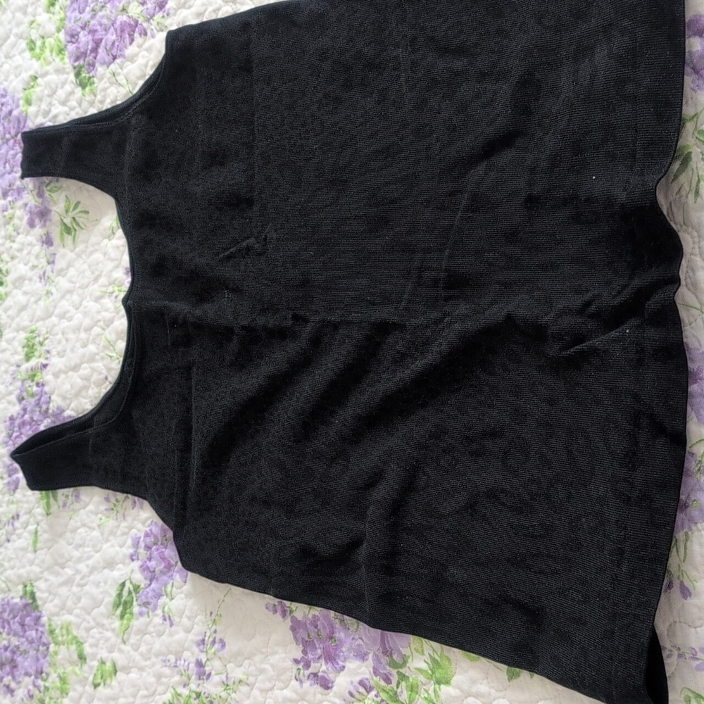 Soma Black Leopard Print Tank